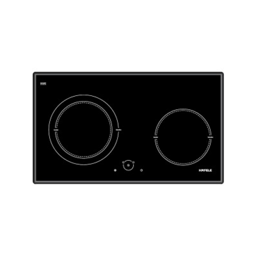 Bếp từ 2 vùng nấu  Hafele HC-I772B- Điều khiển tròn  536.01.855