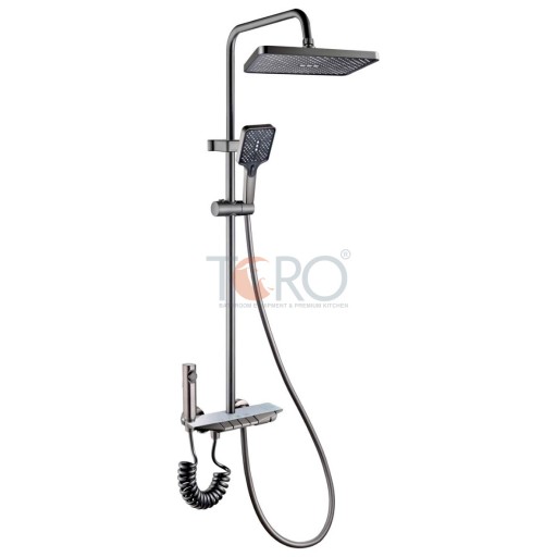 Cây sen tắm phím đàn hiển thị nhiệt độ