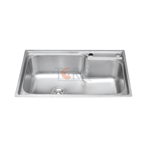 CHẬU RỬA 1 HỐ INOX 304 DẬP