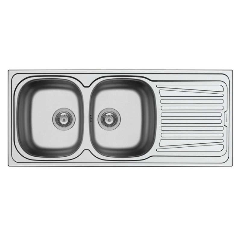Chậu rửa chén inox Hafele - ROSE II 2B 1D 565.86.391